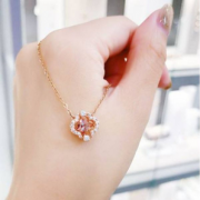 国内售价1290元！Swarovski 施华洛世奇 四叶草花朵跳动的心项链 5514488 到手约475.96元