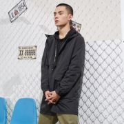 限尺码！Meters bonwe 美特斯邦威 73415291 男士修身中长款外套