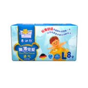 泰迪熊Teddy Bear臻薄透气纸尿裤试用装L8片(9-14公斤)*2件