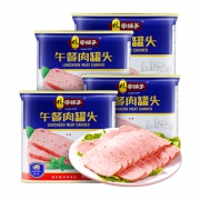 林家铺子 猪肉午餐肉罐头 200g*4罐