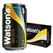屈臣氏（Watsons）苏打汽水 苏打水汽水饮料 0糖0卡路里气泡水 调酒净饮推荐 330ml*24罐 整箱装 *3件