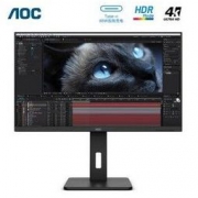 AOC U32P2C 31.5英寸VA显示器（4K、72%NTSC、65W Type-C）