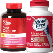 美国产 Move Free氨糖软骨素红盒 170粒+液体钙软胶囊 120粒