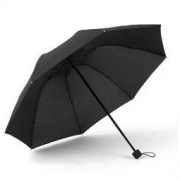 LEYIJIA 乐艺佳 纯色商务三折雨伞 八骨