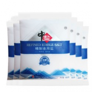 颗粒均匀！中盐 加碘/未加碘食用盐 400g*6包 6.1元包邮