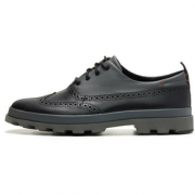 透气排湿、PLUS会员！clarks 其乐 Pilott Go 261355487 男士布洛克英伦皮鞋