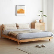 预售：VISAWOOD 维莎原木 W04002 全实木床 150*200cm 1220元包邮（需100定金，19日付尾款）