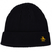 Original Penguin Basic Ribbed Logo 男士针织帽