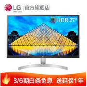 LG 乐金 27UL500 27英寸IPS显示器（4K、98%sRGB、HDR10、FreeSync） (27英寸、60Hz)