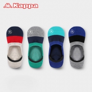 4双装，Kappa 情侣时尚隐形船袜