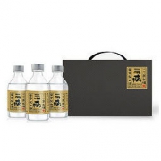 京东PLUS会员： 三两 53度小瓶白酒金标酱香型白酒礼盒 纯粮食酒整箱 150ml*3瓶