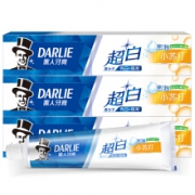 黑人（DARLIE）超白密泡小苏打牙膏190g*3*3