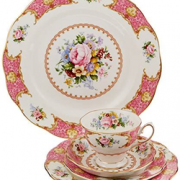 Royal Albert 皇家阿尔伯特 Lady Carlyle卡莱尔小姐 骨瓷杯碟5件套  含税到手约￥510