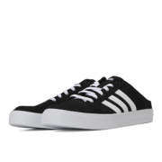 懒人鞋！adidas NEO VS SET MULE 男女款一脚穿轻便透气板鞋