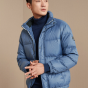 HLA 海澜之家 HWRAJ4R094A 男款条纹羽绒服