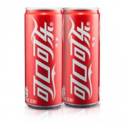 可口可乐 Coca-Cola 汽水 碳酸饮料 330ml*24罐 整箱装 可口可乐公司出品 摩登罐 新老包装随机发货