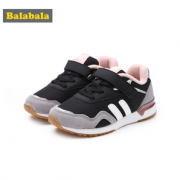 加绒保暖！Balabala 巴拉巴拉 儿童休闲保暖运动鞋 *2件 137.4元包邮（合68.7元/件）