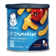Gerber 嘉宝 儿童手指磨牙泡芙条 花园番茄味 42g *2件
