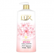 限地区： LUX 力士 樱花柔润精油香氛沐浴露 720G