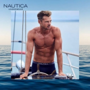 Nautica Underwear 诺帝卡 男士50S奥地利兰精莫代尔冰丝平角内裤 3条装 多色