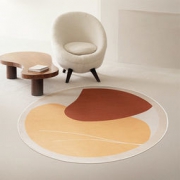 白菜价：Momos Rug 北欧风圆形地毯 60*60cm