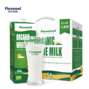 风车牧场 有机全脂纯牛奶 3.7g乳蛋白 1L*6礼盒装 *3件