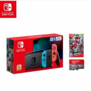 京东PLUS:任天堂 Nintendo Switch 国行续航版增强版红蓝主机 & 超级马力欧 奥德赛 & 128G闪迪TF卡