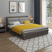 29日0点： AHOME A家家具 WJ1002 北欧双人高箱储物床 1.5*2m