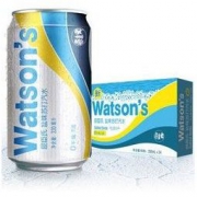 Watsons 屈臣氏 盐味苏打汽水 330ml*24罐 *2件