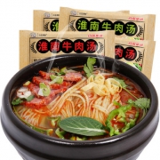 白蓝味中味 淮南牛肉汤 95g*5袋 12.8元包邮（双重优惠）