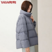大额神券：鸭鸭 2020新款短款轻薄面包服羽绒服