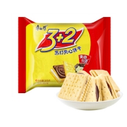 康师傅 3+2 苏打夹心饼干 香草巧克力味 375g *12件