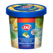 京东PLUS会员、限上海： DQ 马来西亚苏丹王榴莲口味冰淇淋 90g（含芝士蛋糕粒） *12件