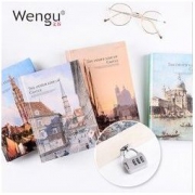 白菜价：Wengu 文谷  A5密码锁笔记本 120张