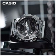CASIO 卡西欧 G-SHOCK 金属战甲系列 GM-110-1A 男士运动腕表礼盒装