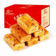正德顺 红豆 千层酥 早餐面包 500g*2箱
