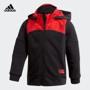 17日0点： adidas 阿迪达斯 小童装训练针织夹克外套 DV0829