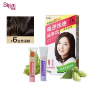 限地区： Bigen 美源 快速染发霜 自然深棕色 *5件