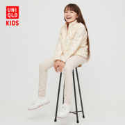 适合秋冬季节！UNIQLO 优衣库 428226 女童印花摇粒绒外套
