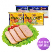 猪肉午餐肉罐头200g*4罐早餐即食方便速食火锅午餐下饭菜