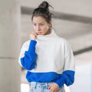 Levi's 李维斯 83797 高领撞色拼接卫衣 79元