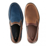 轻巧舒适！clarks 其乐 男士休闲皮鞋