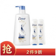 Dove 多芬 密集滋养 洗发水护发素套装（洗发乳700ml+润发精华素195mlx2）