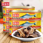 聚划算百亿补贴：鱼家香 豆豉鲮鱼罐头 155g
