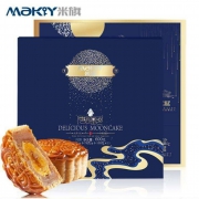 米旗 月洒星河 广式月饼礼盒 600g