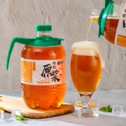 15天鲜啤：1.5L 京鲜 青岛原浆7天鲜活黄啤小麦啤酒