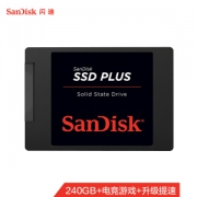 15日16点： SanDisk 闪迪 Plus 加强版 SATA 固态硬盘 240GB