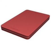 TOSHIBA 东芝 Alumy系列 2TB 2.5英寸 USB3.0移动硬盘 经典红