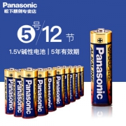 松下 7号/5号碱性电池 12粒