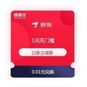 京东金融 1元无门槛 白条立减优惠券